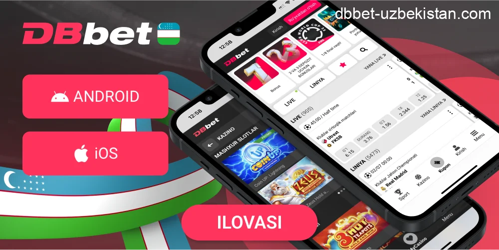 DBbet ilova sport va kazino O‘zbekistonda