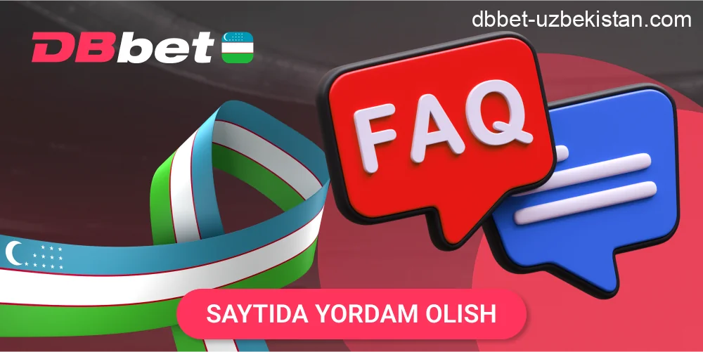 DBbet saytida qanday yordam