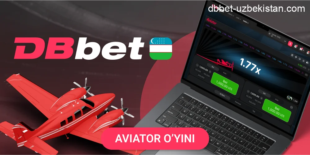 DBbet saytida Aviator o‘ynash
