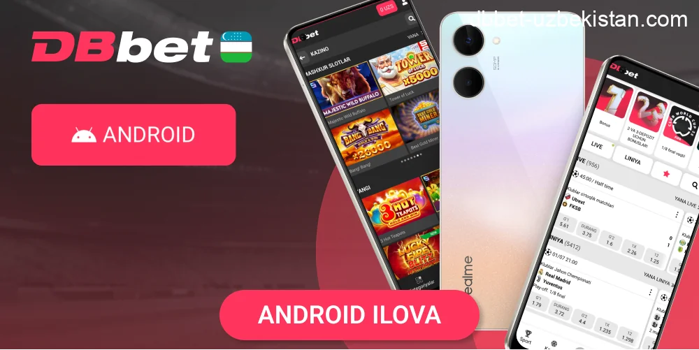 DBbet Android ilova xususiyatlari