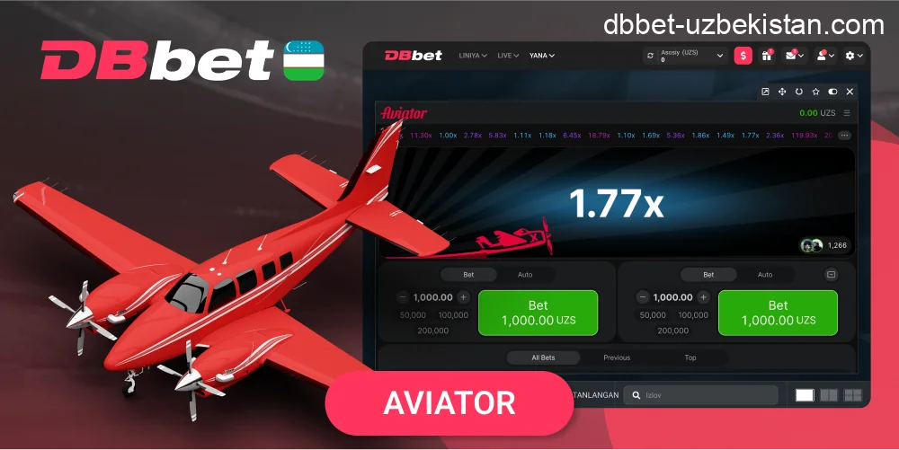 DBbet Aviator o‘yini sabablari