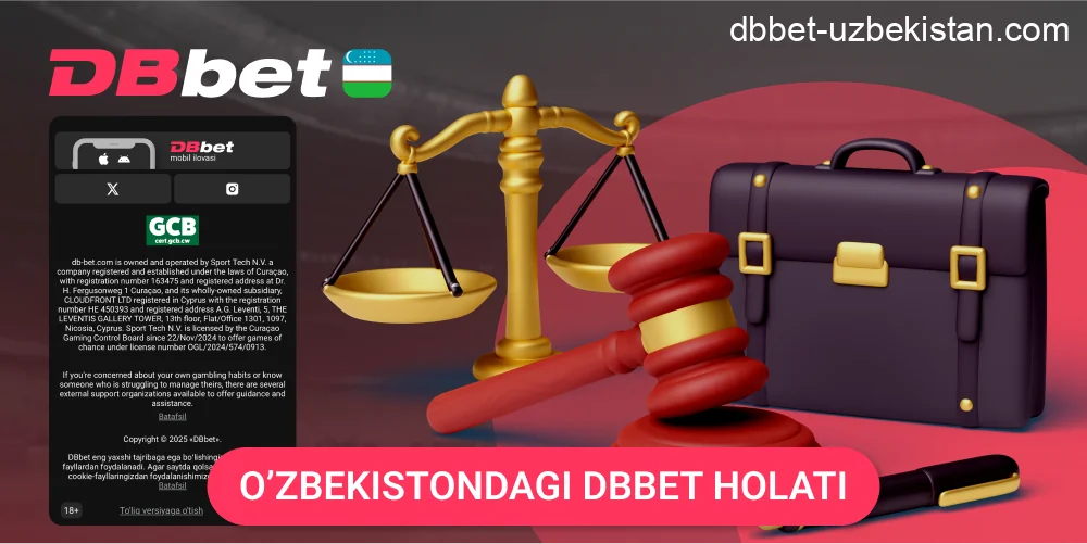 DBbet O‘zbekistonda qonun holati